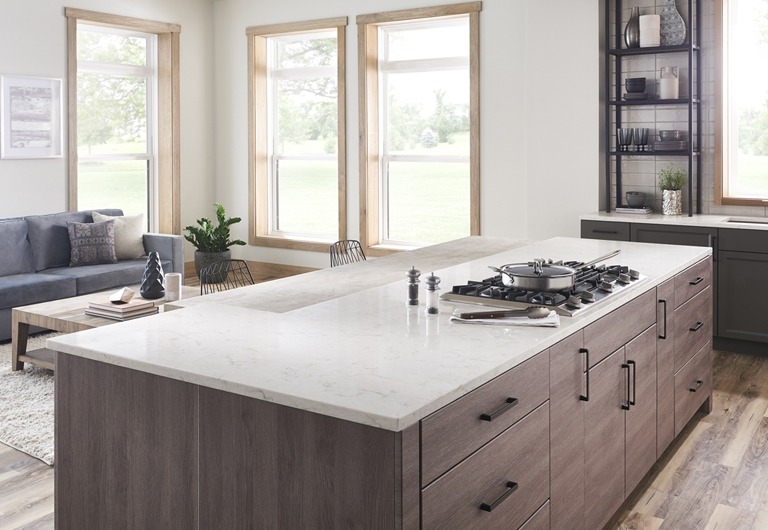 Heat Resistant granite quartz countertops 